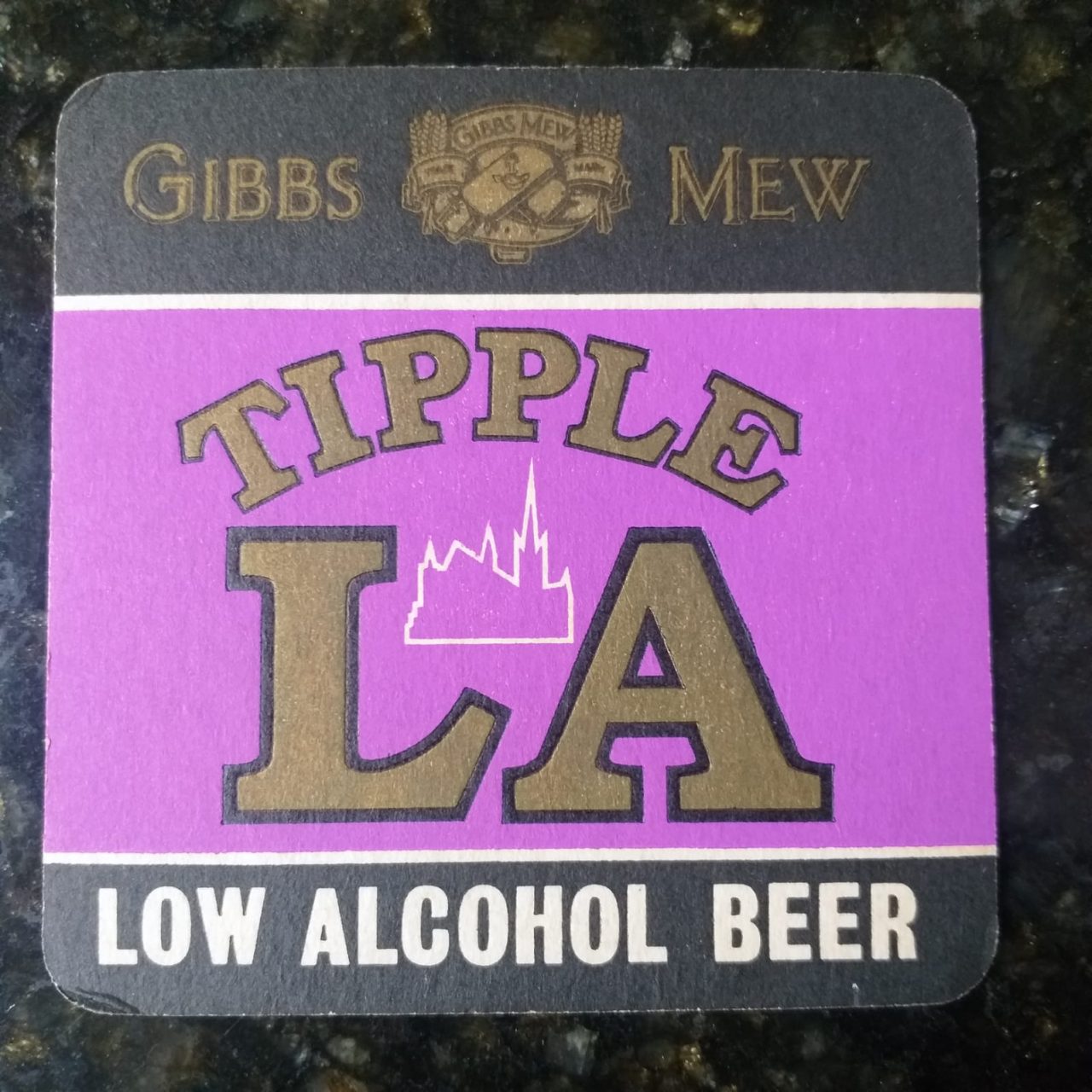 Bolacha de Chopp Estrangeira (Inglaterra) Gibbs Mew Tripple LA