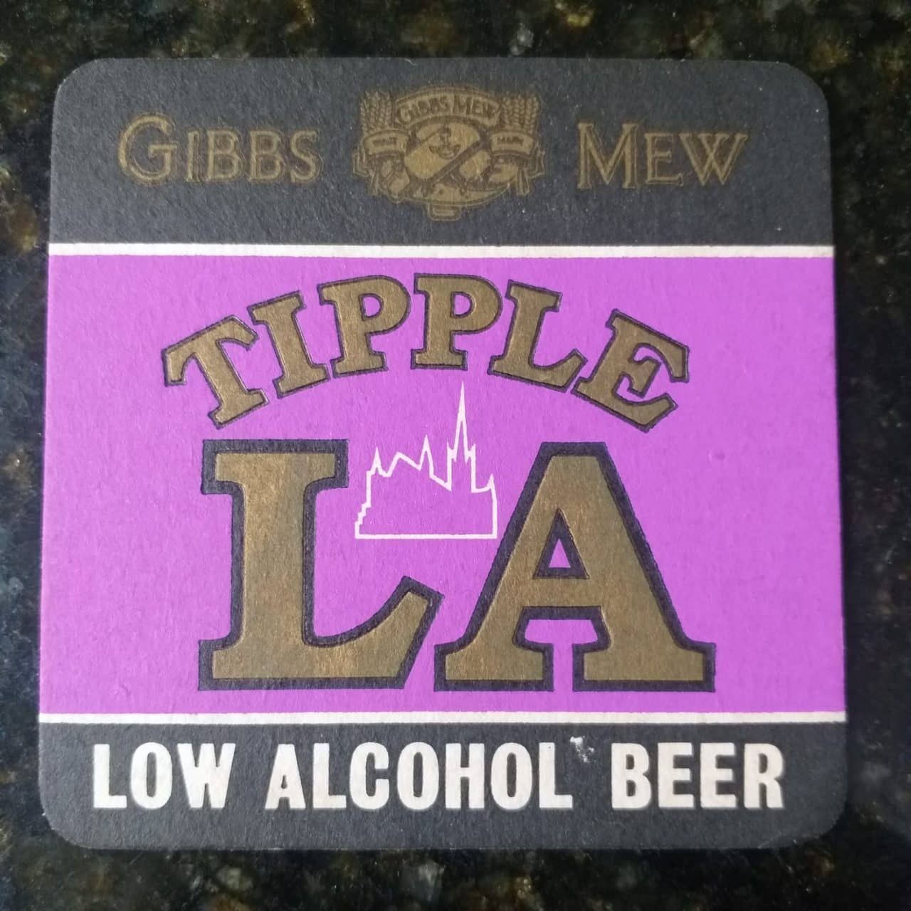 | Casa do Colecionador Bolacha de Chopp Estrangeira (Inglaterra) Gibbs Mew Tripple LA