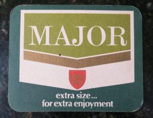 Bolacha de Chopp Estrangeira (Inglaterra) Major Extra Size