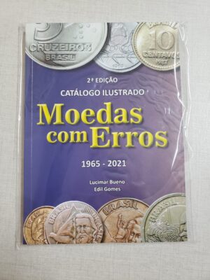 Catálogo Moedas Erros 1965-2021 - 2ª Edição Livro Oficial