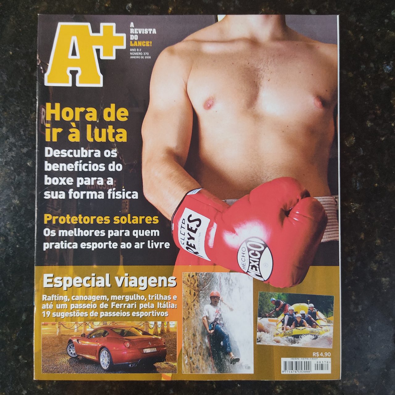 | Casa do Colecionador Lance A+ Nº 370 - Hora de Ir à Luta - Janeiro 2008 (Revista)