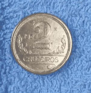 Moeda 2 cruzeiros 1954 - Ano Díficil- soberba