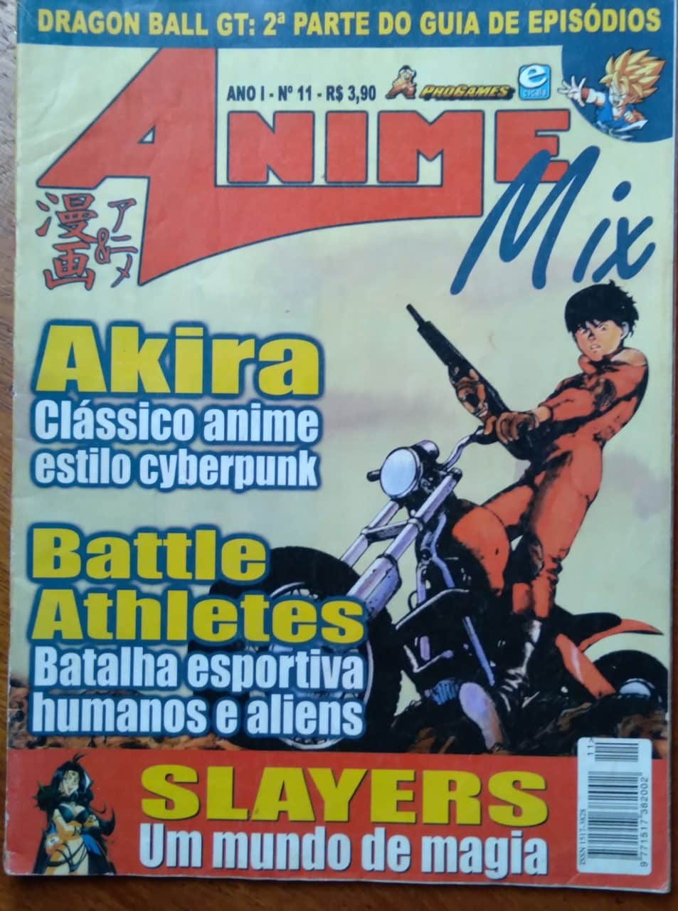 | Casa do Colecionador Revista Anime Mix Escala 11 / Akira Battle athletes
