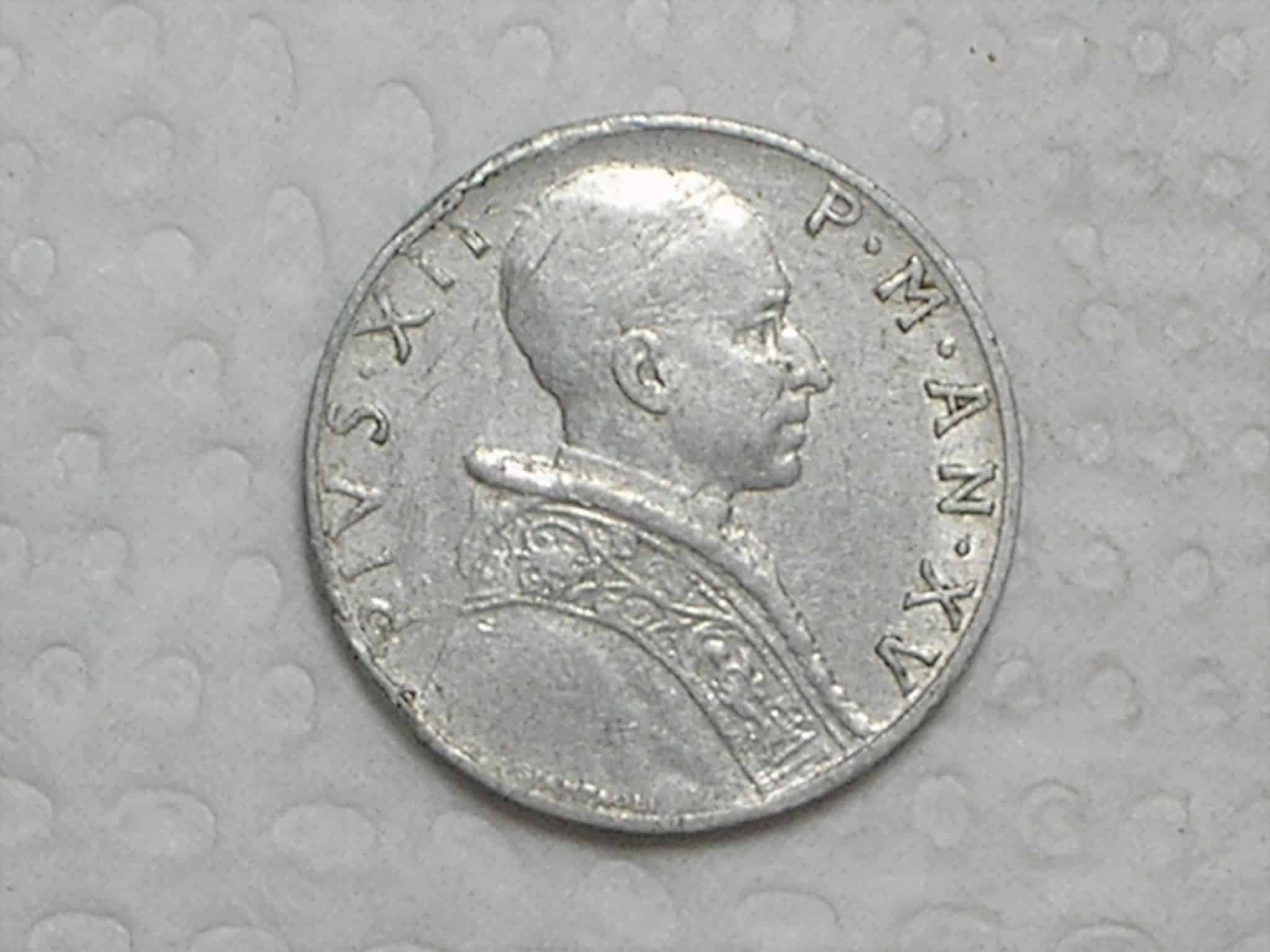 | Casa do Colecionador Vaticano) 5 Liras - 1953 / Pivs VII / Fc / box19