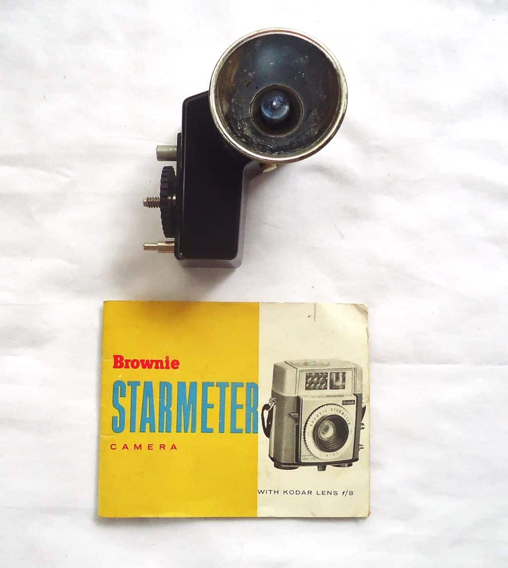| Casa do Colecionador Camera Fotografica Vintage - Kodak Brownie Starmeter - Na Caixa - 1960