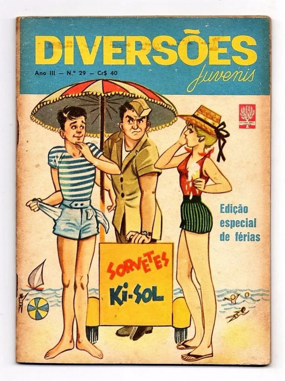 | Casa do Colecionador Diversoes Juvenis Nº 29 - O Robinson Suiço - Editora Abril - 1963