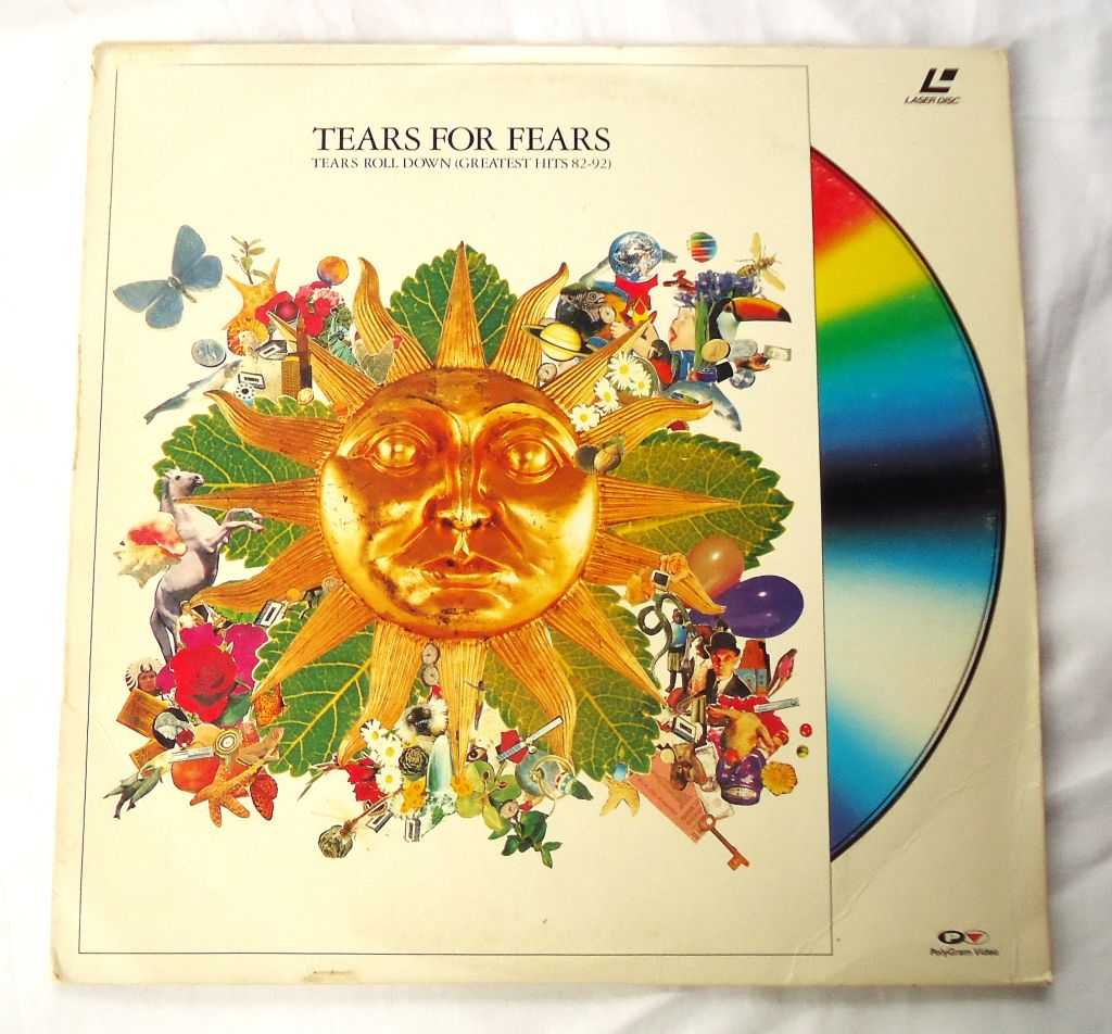 | Casa do Colecionador Laser Disc Ld - Tears For Fears - Tears Roll Down - Greatest Hits - 82 / 92 - Polygram Video