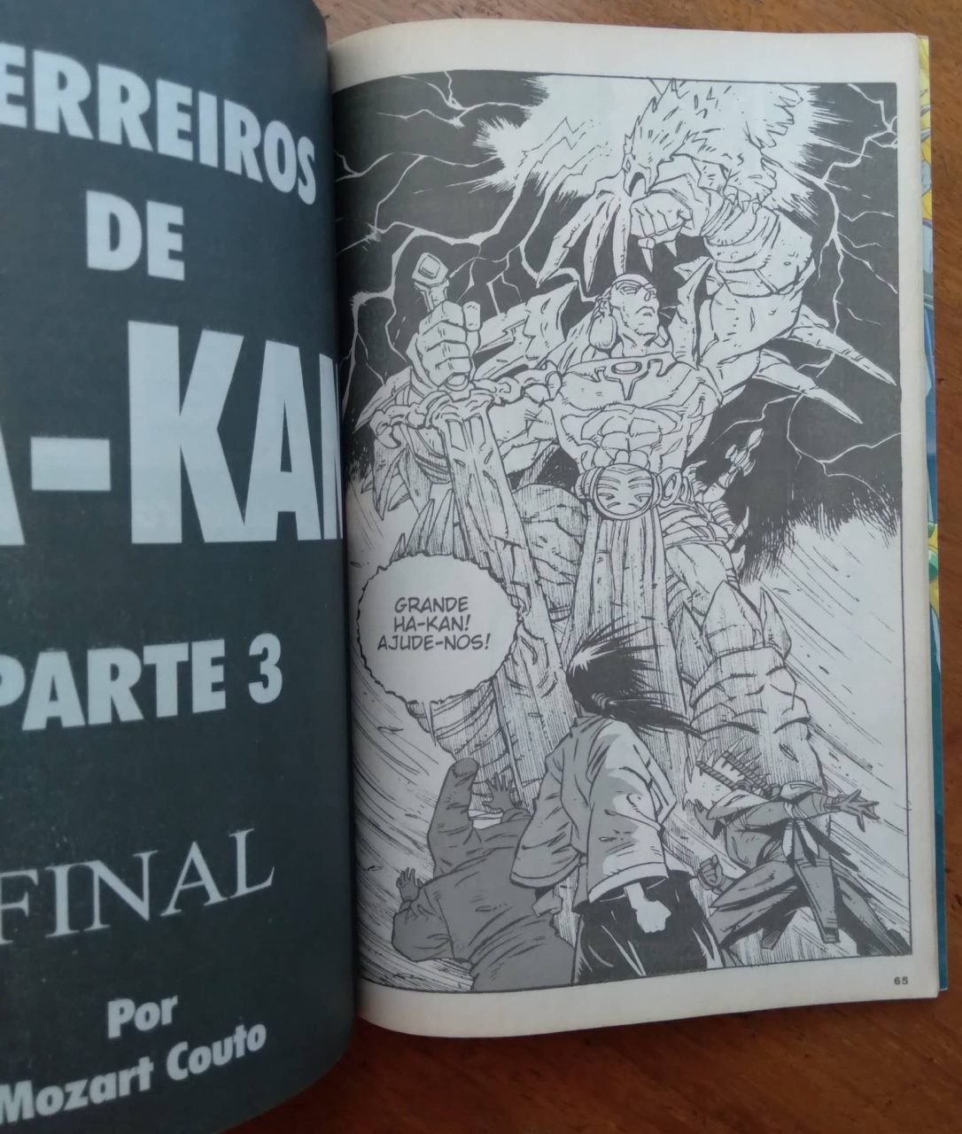| Casa do Colecionador Lc26 Gibi Manga X 3 / Blue Fighter Guerreiros de Ha-Kan.