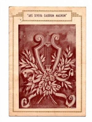 Programa Noite De Arte Yolanda Guimaraes Barros - Campinas - SP - 1940