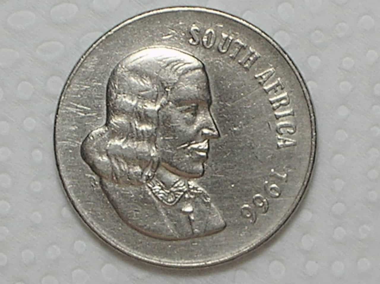 | Casa do Colecionador Africa do Sul) 50 Cent - 1966 / Ni / box25