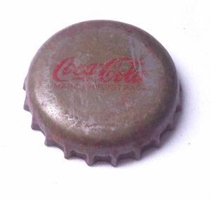 Antiga Tampinha Refrigerante Coca Cola – Anos 60 - 70