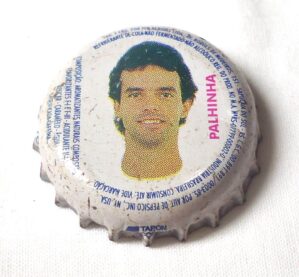 Antiga Tampinha Refrigerante Pepsi Cola - Jogador Palhinha - Gol do Amaral