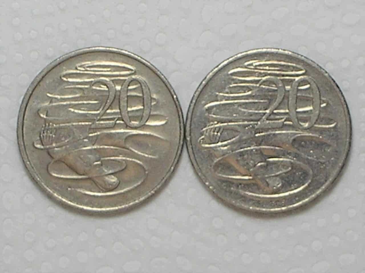 | Casa do Colecionador Australia) 20 Cents - 1981 / 2006 Elisabeth II / Ni / box25