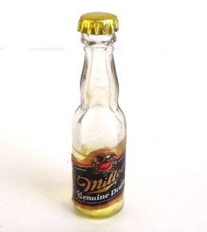 Garrafa Miniatura - Cerveja Miller Genuine Draft - Anos 70