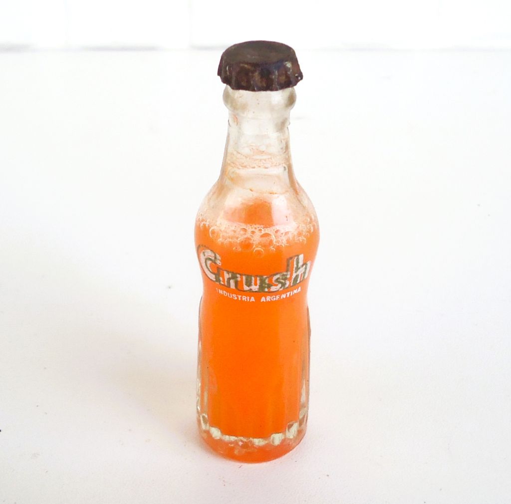 | Casa do Colecionador Garrafa Miniatura - Refrigerante Crush - Anos 70
