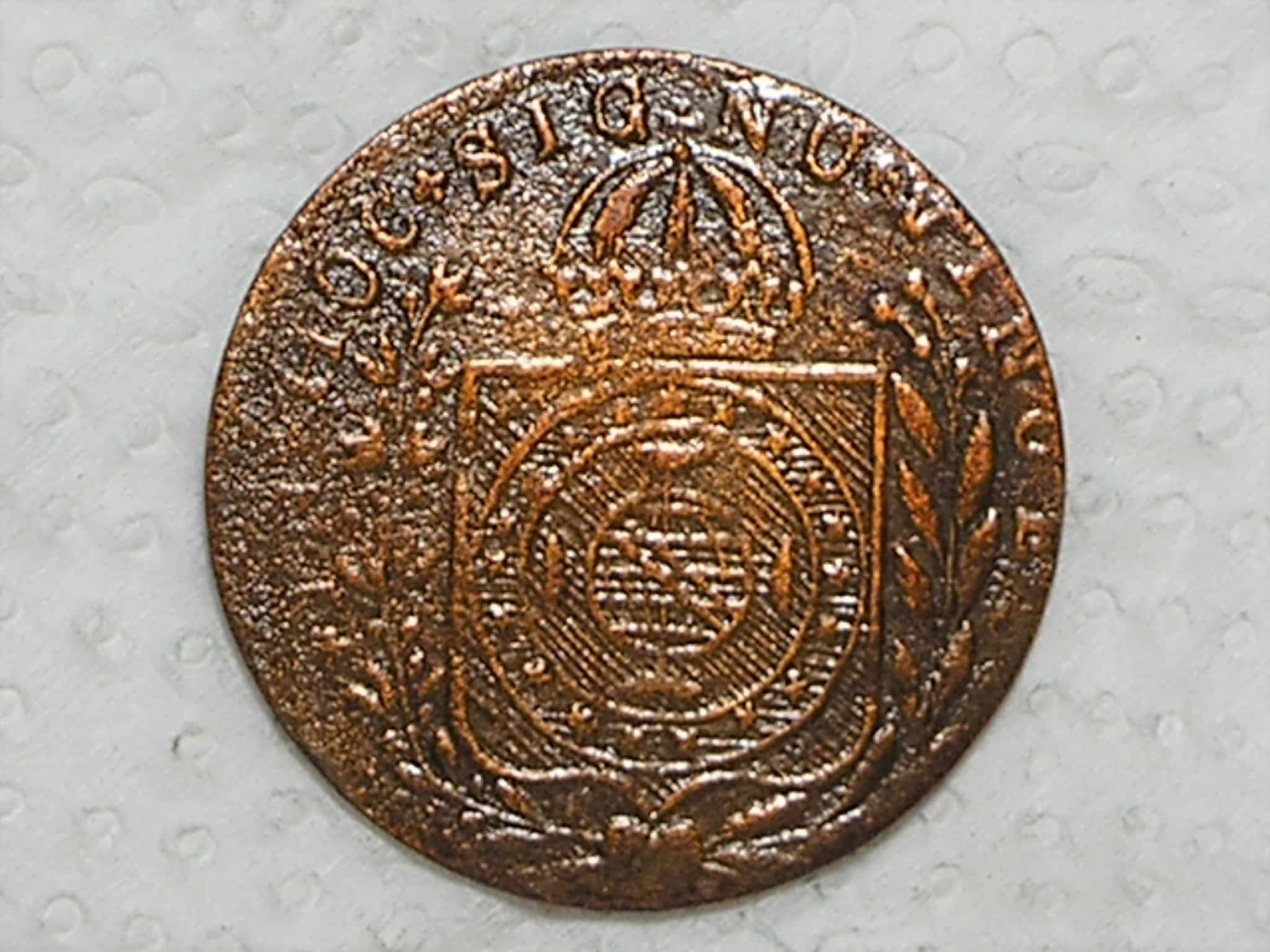 | Casa do Colecionador 40 Réis - 1826 Goias / 24 Tulipas / Império D. Pedro I / Cobre / Escassa / Mbc / box21