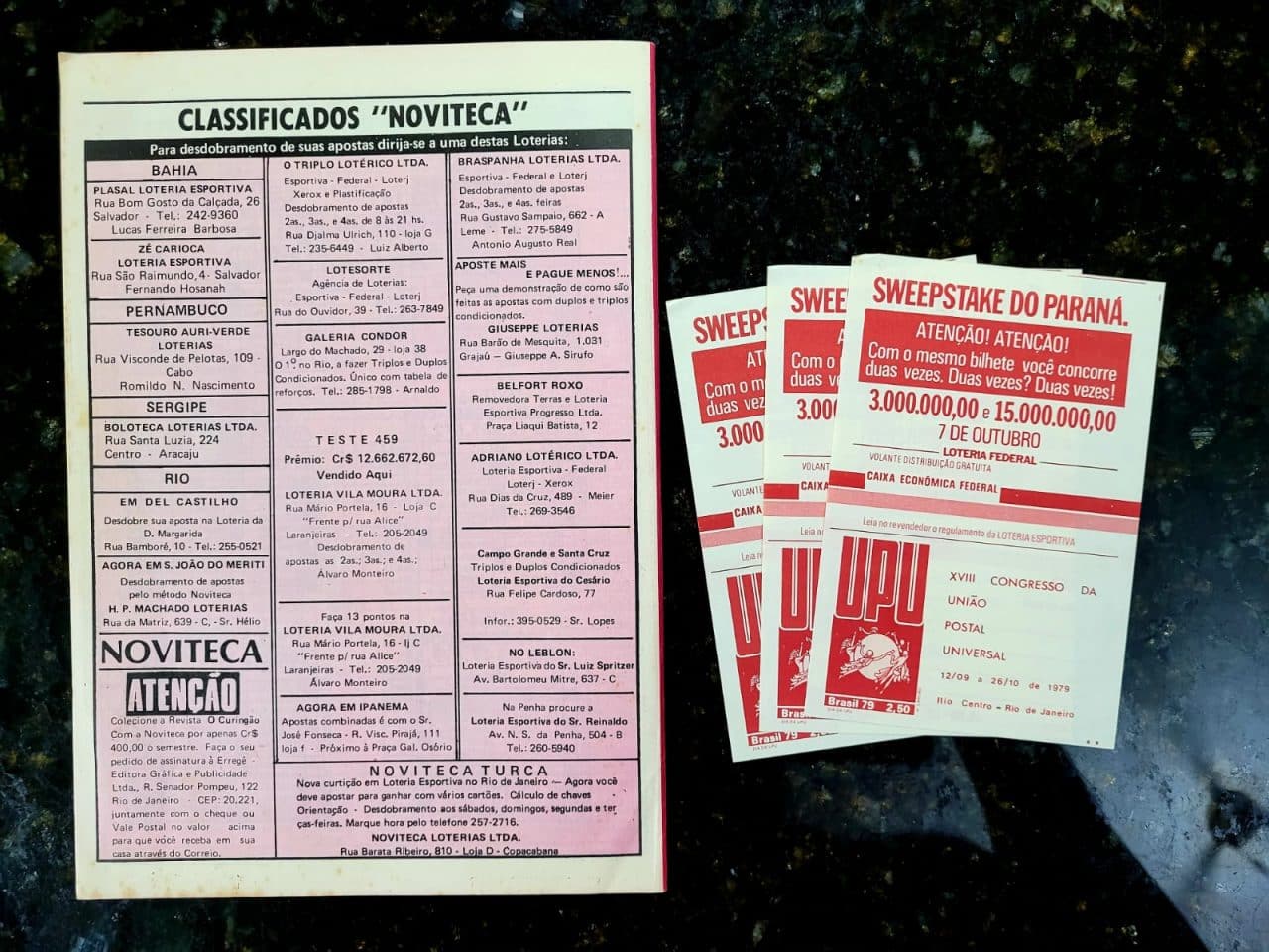 | Casa do Colecionador O Curingão Nº 445 - Campeonato Nacional já tem Tabela - Loteria Esportiva Teste 463 - 27/09/1979 (Revista)