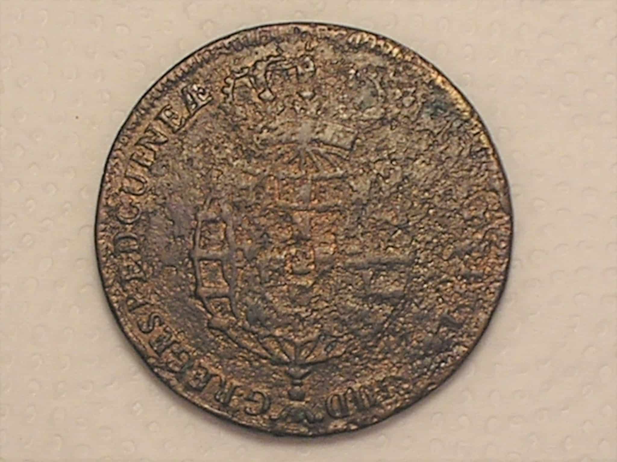 | Casa do Colecionador *** Rara) Africa Portuguesa > Angola ) 1 Makuta - 1785 / Cobre / - Bc/Mbc - / box1