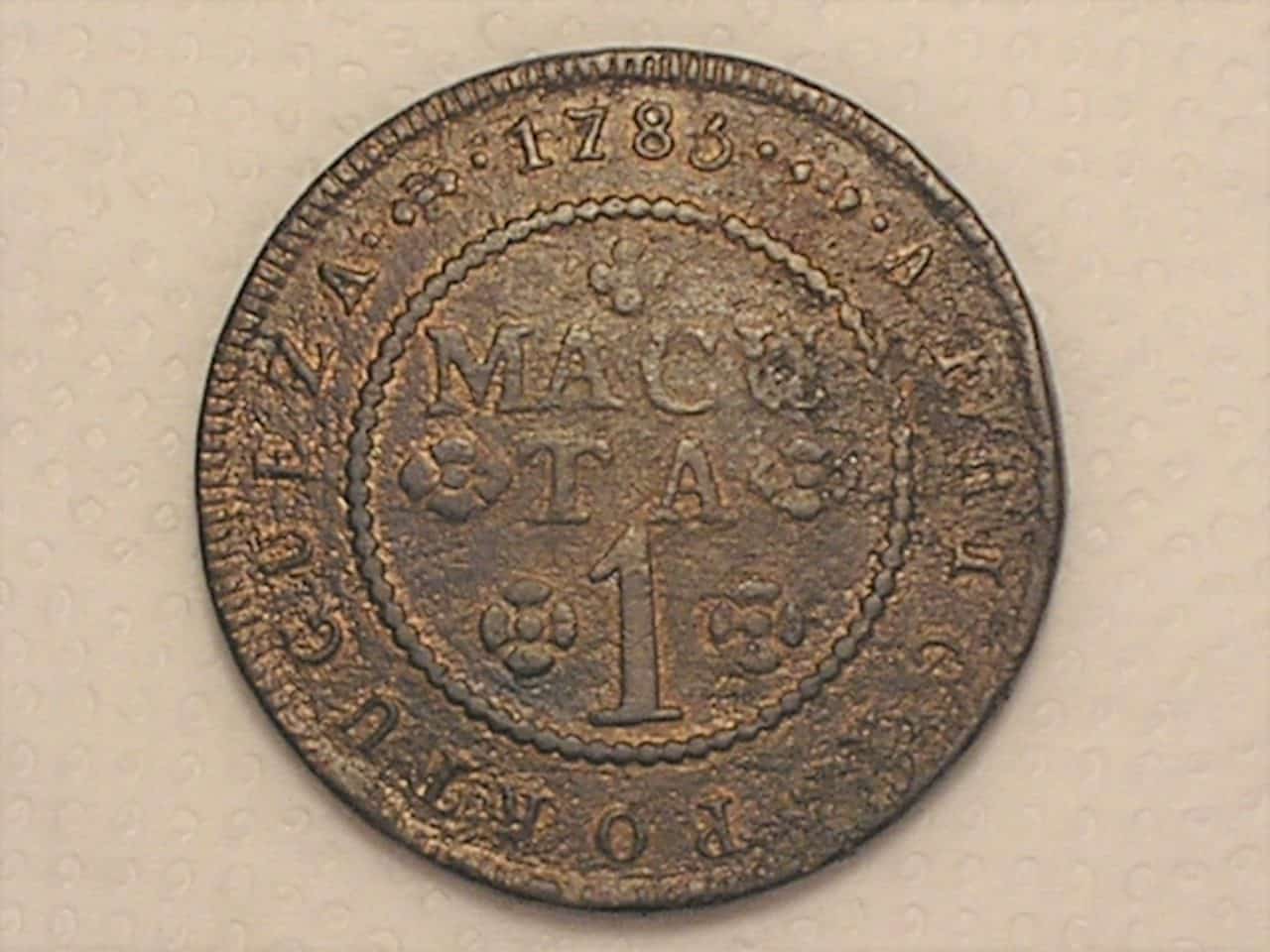 | Casa do Colecionador *** Rara) Africa Portuguesa > Angola ) 1 Makuta - 1785 / Cobre / - Bc/Mbc - / box1