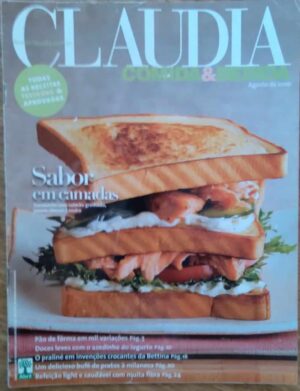 Revista Abril Claudia comida e bebida / agosto de 2010.