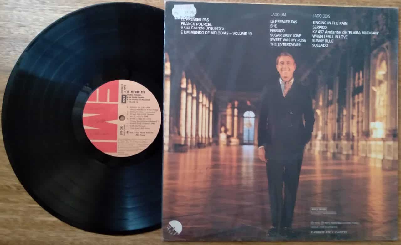 | Casa do Colecionador Vinil LP EMI Frank Pourcel e Orquestra / Le Premier Pas.