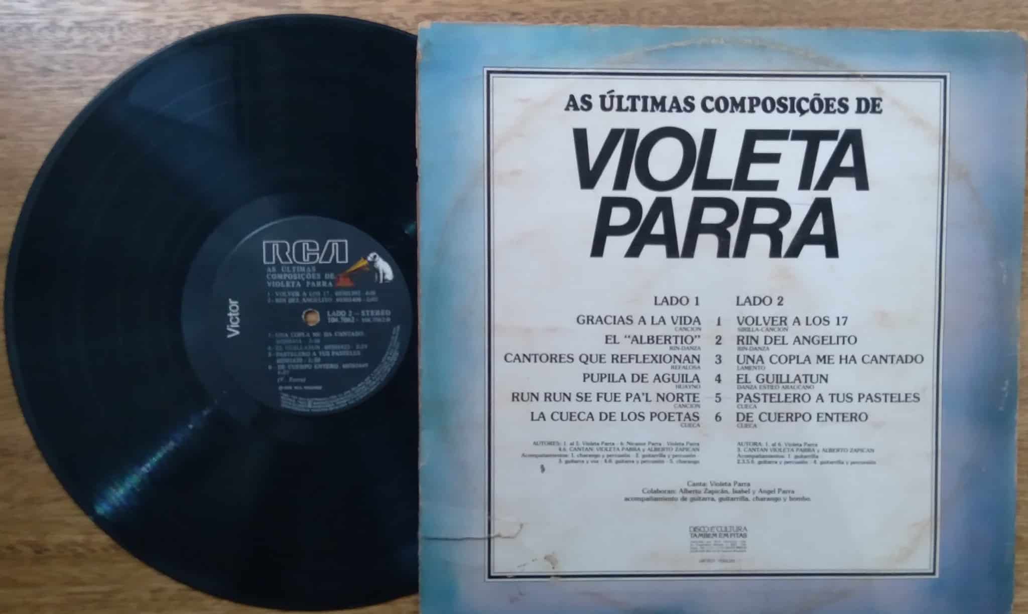 | Casa do Colecionador Vinil LP RCA Violeta Parra / Gracias a la Vida / Volver a los 17.