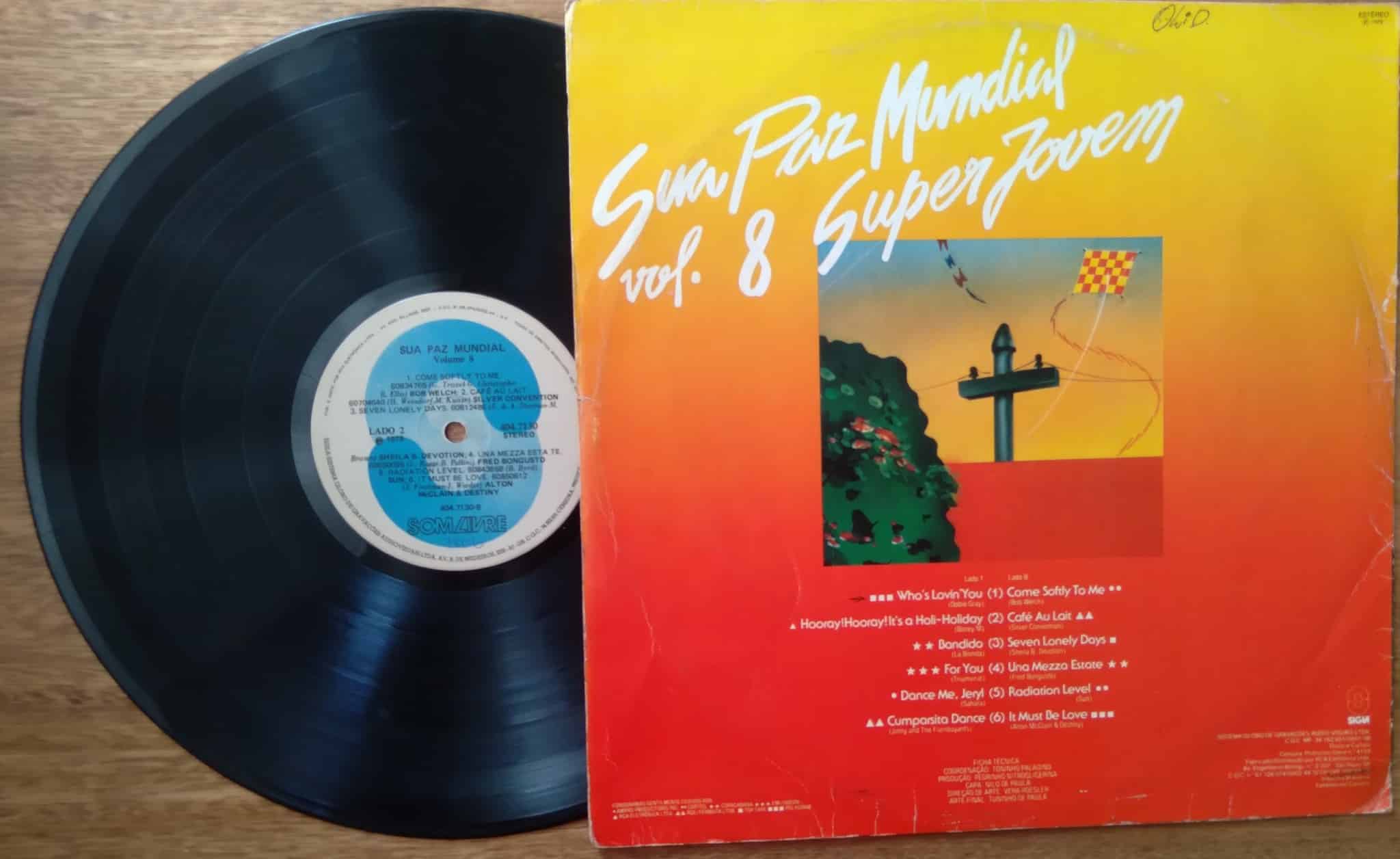 | Casa do Colecionador Vinil LP Som Livre Sua Paz Mundial vol 8 / Super Jovem
