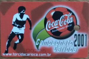 6ab. Ingresso Coca Cola jogo Campeonato Carioca 2001/ Maracanã final.