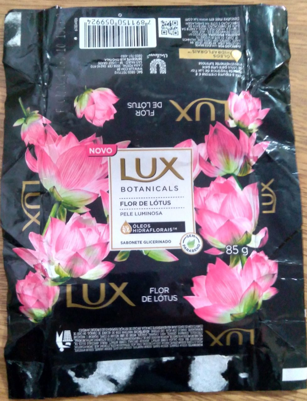 | Casa do Colecionador C1 Embalagem Sabonete 85 g / Lux Botanicals Flor de Lotus.