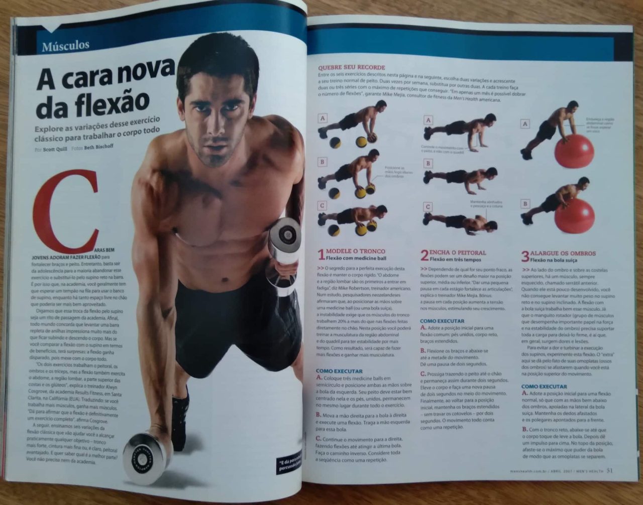 | Casa do Colecionador Revista Abril Men's Health 12 2007 / Ganhe músculos na boa.