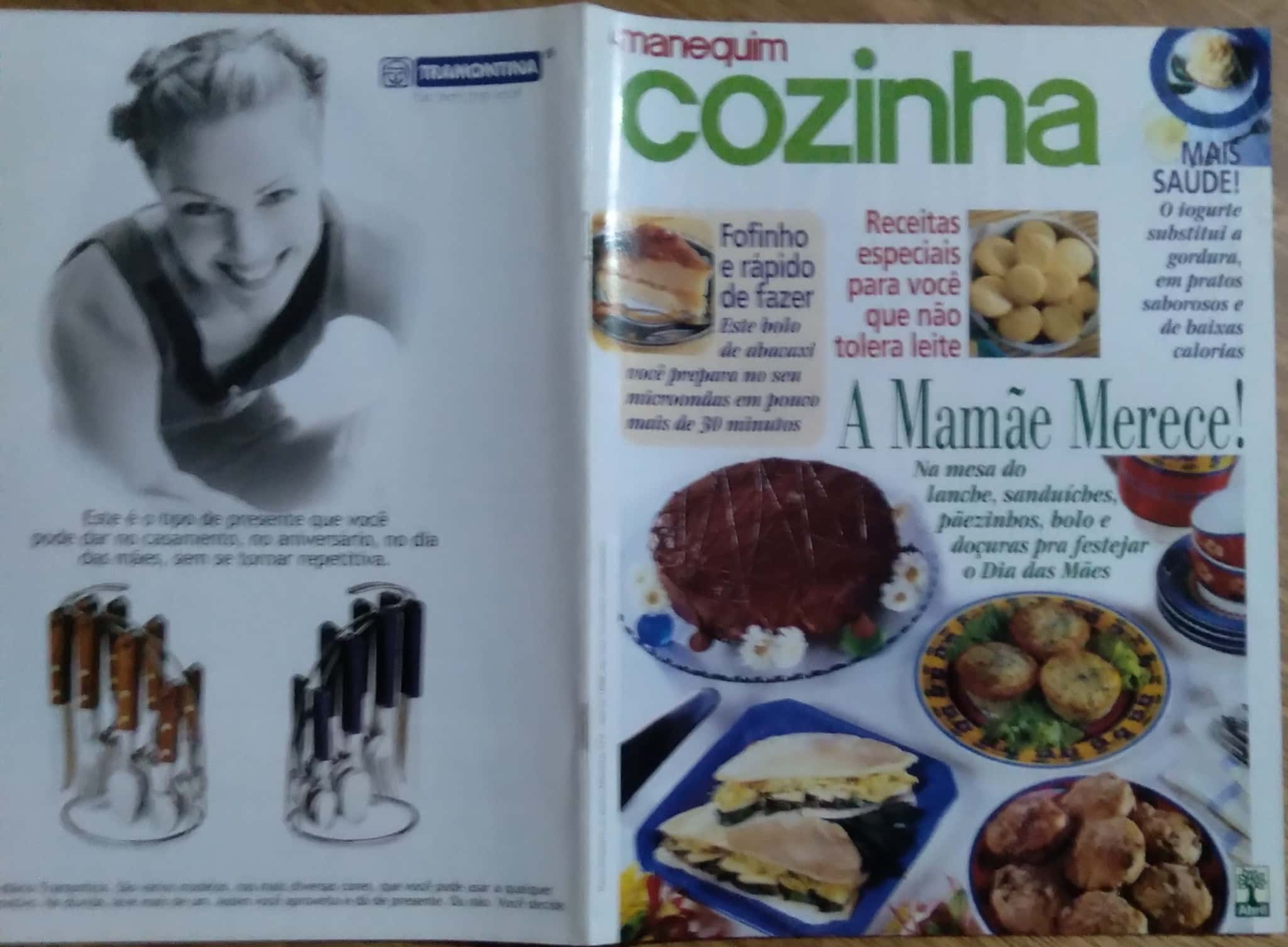 | Casa do Colecionador Revista Manequim Cozinha 473 / a Mamãe merece Mais saúde leite.