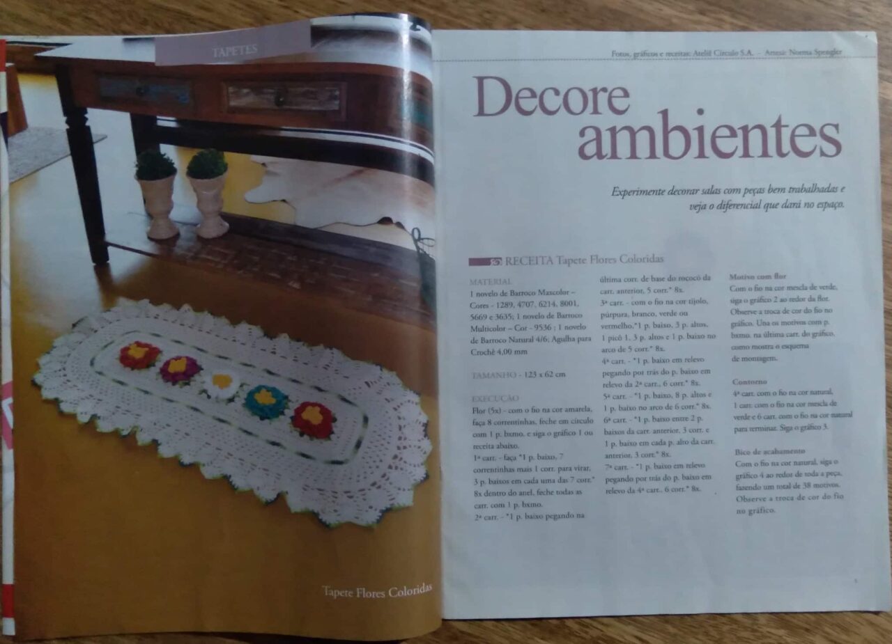 | Casa do Colecionador Revista Sampa Croche e Fios Barroco 25 / Ideias apaixonantes.