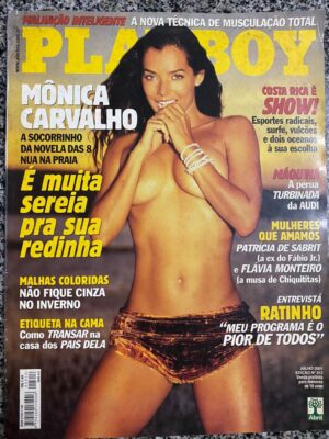 Playboy Nº 312 - Mônica Carvalho - Julho 2001 ( Revista com Pôster)