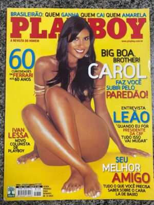 Playboy Nº 384 - Carol - Maio 2007 ( Revista com Pôster)