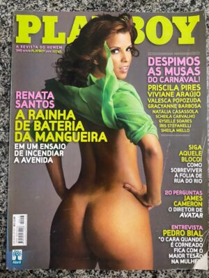 Playboy Nº 417 - Renata Santos - Fevereiro 2010 ( Revista com Pôster)