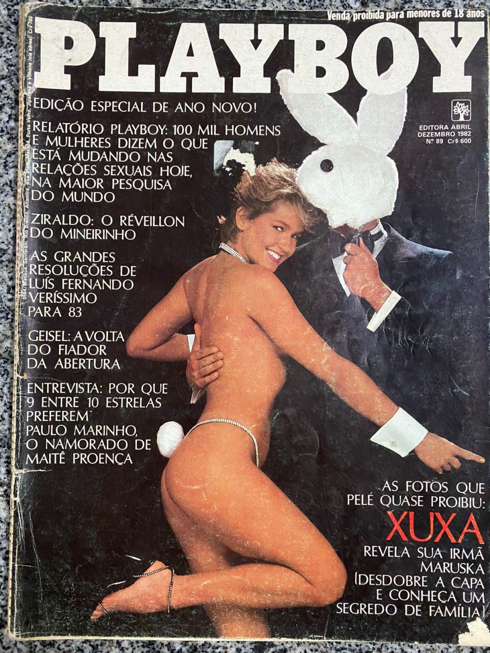 | Casa do Colecionador Playboy Nº 89 - Xuxa - Dezembro 1982 ( Revista com Pôster)