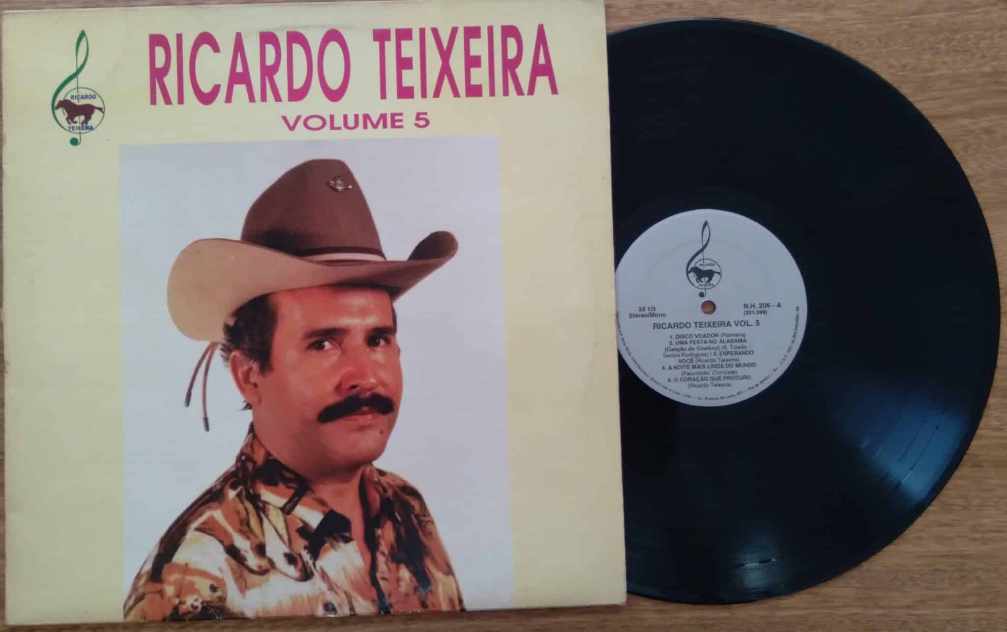 | Casa do Colecionador Vinil lp NH Ricardo Teixeira / 1994 Disco Voador Solidão. Ensino da gaita.