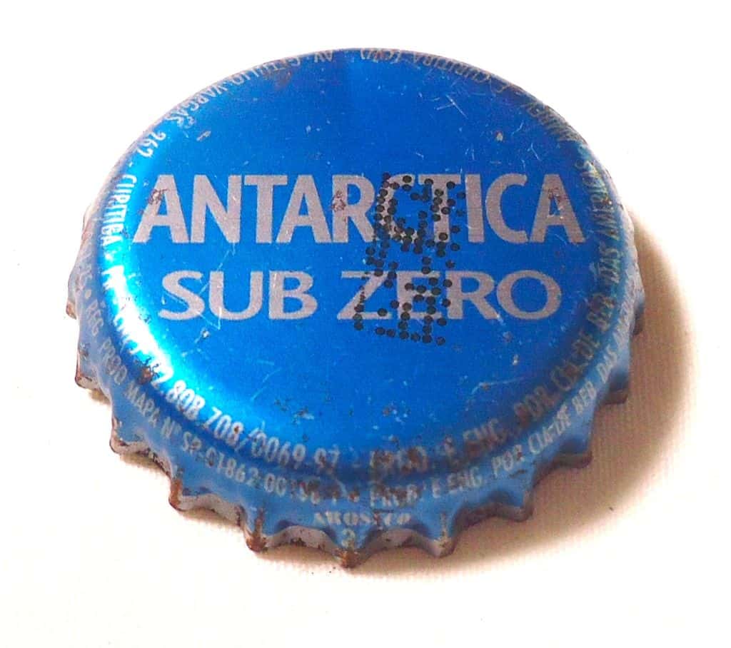 | Casa do Colecionador Antiga Tampinha Cerveja Antarctica Sub Zero