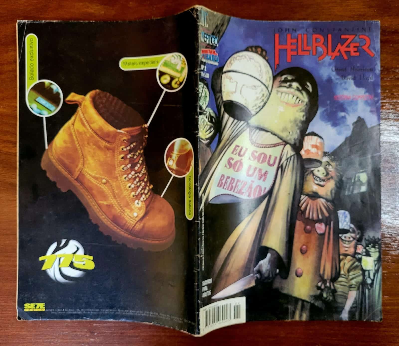 | Casa do Colecionador John Constantine, Hellblazer N° 02 (Editora Metal Pesado) Junho 1998 (HQ/Gibi)