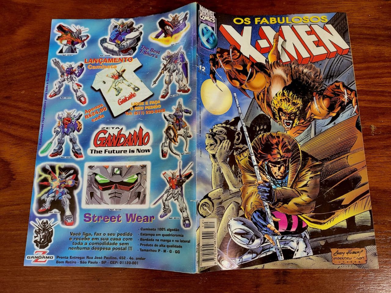 | Casa do Colecionador Os Fabulosos X-Men - N° 12 (Editora Abril) Dezembro 1996 (HQ/Gibi)