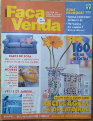Revista Faça e venda 40 / capas sofá velas bo