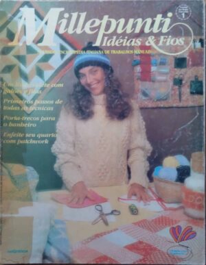 Revista Fasciculo Millepunti Ideias e Fios 1 / colete Patchwork molde.