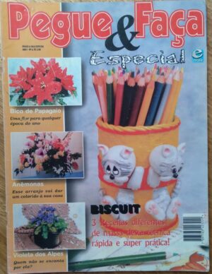 Revista Pegue e faça especial 6 / Bico de papagaio Biscuit Anemonas.