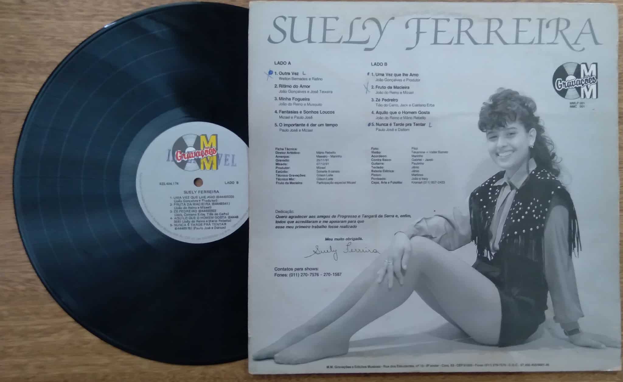 | Casa do Colecionador Vinil lp MM Suely Ferreira Outra vez / Ritmo do amor Fantasias e sonhos loucos.
