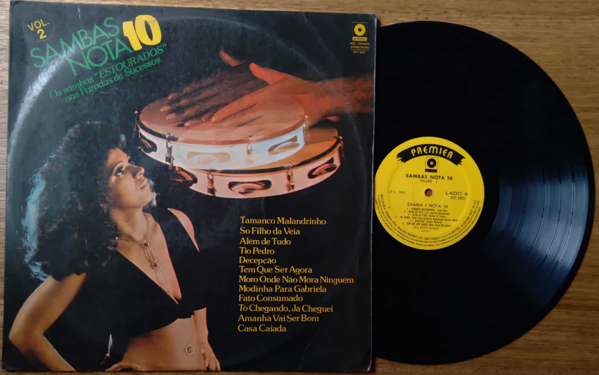 | Casa do Colecionador Vinil lp Premier Sambas nota 10 vol 2 1975 / Modinha pra Gabriela Tio Pedro.