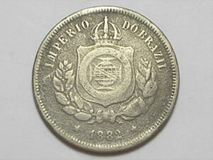 100 Réis - 1882 / Império / Mbc