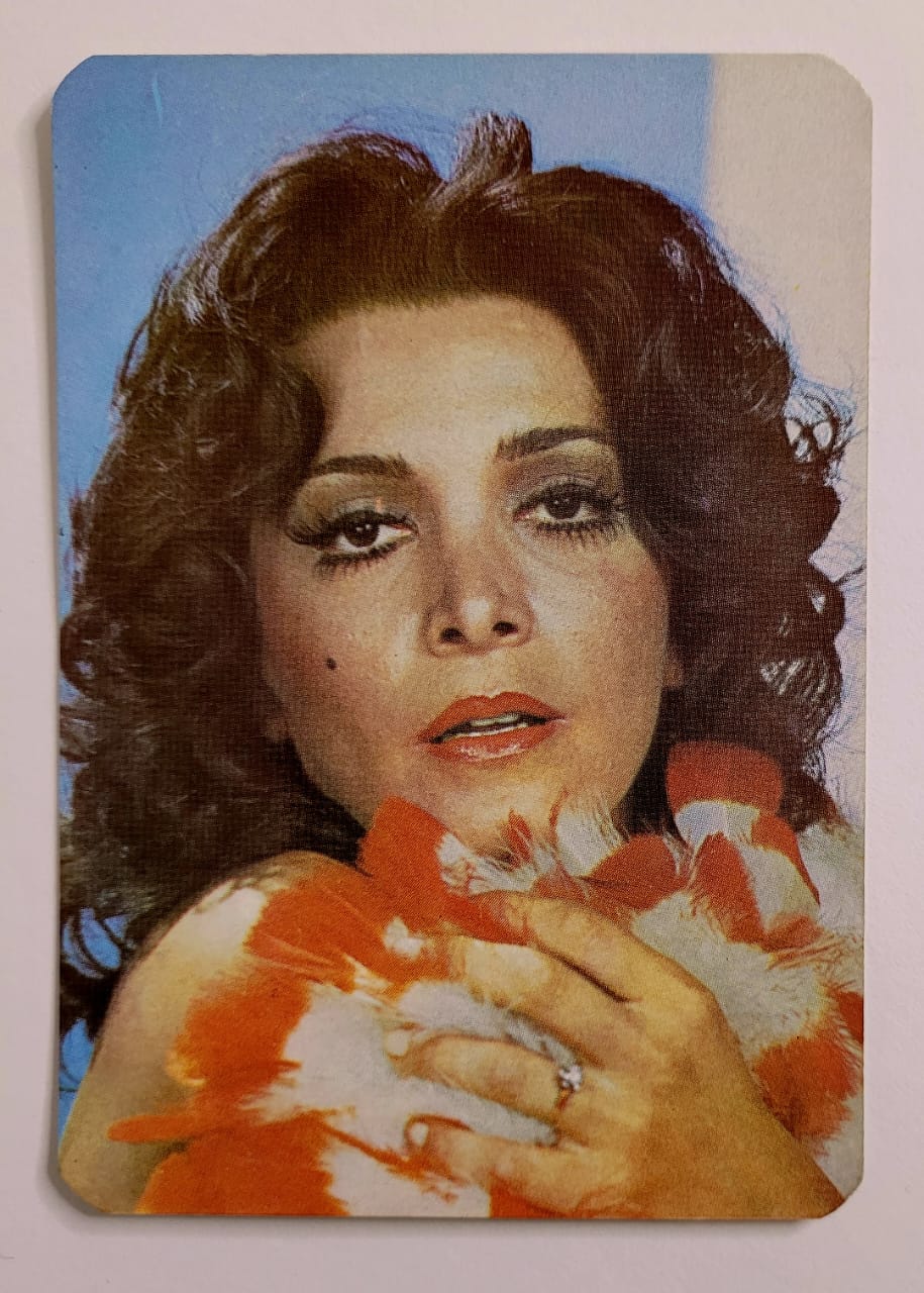 | Casa do Colecionador Calendário de Bolso (Tema Ator/Atriz) Lady Francisco - Ano 1986 - Calendário Estrangeiro (Portugal)