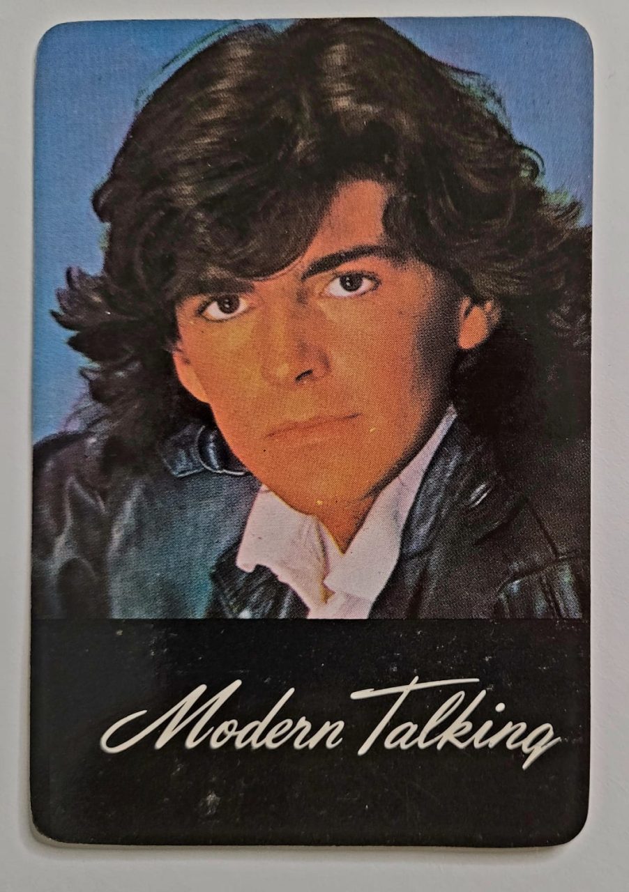 | Casa do Colecionador Calendário de Bolso (Tema Música) Modern Talking - Ano 1987