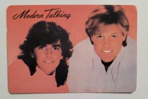 Calendário de Bolso (Tema Música) Modern Talking - Ano 1987