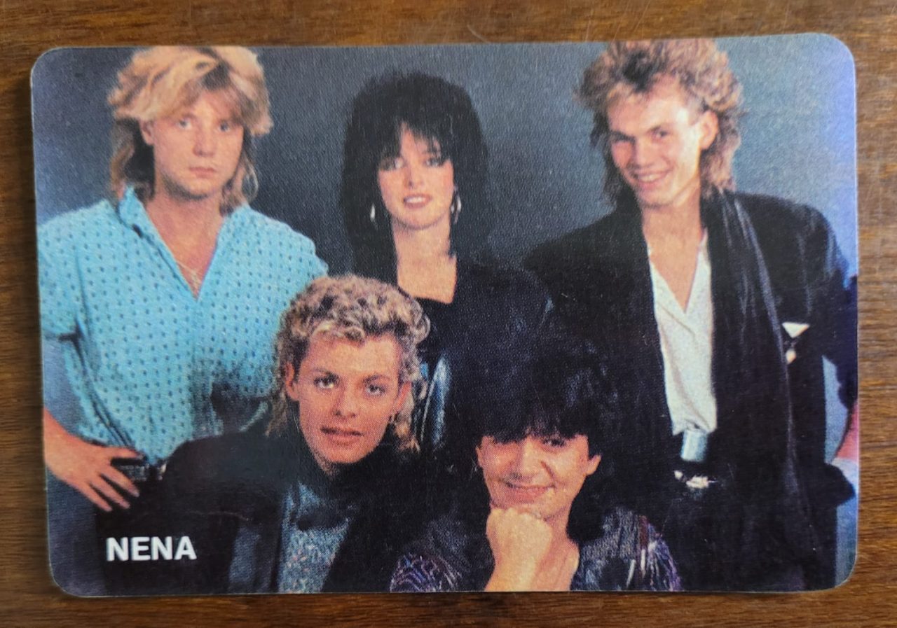| Casa do Colecionador Calendário de Bolso (Tema Música) Nena - Ano 1987 - Calendário Estrangeiro (Portugal)